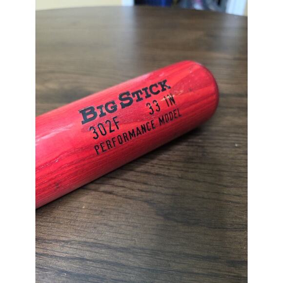 Rawlings Adirondack 302F Wood Bat Big Stick Carlton Pudge Fisk 33 Inch Flame Trt - Picture 2 of 16